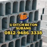 U Ditch Beton Subang